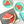 Load image into Gallery viewer, Capri Stripe Brekkie Tray
