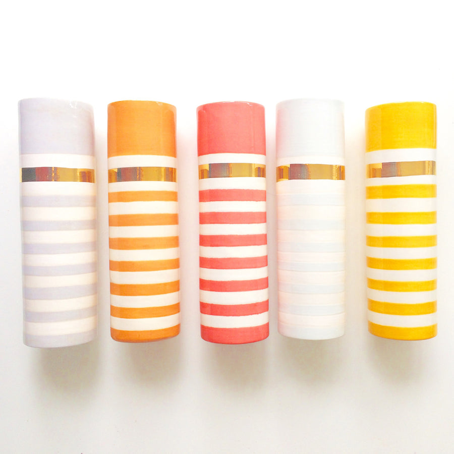 Lucky Stripe #9 Skinny Vase