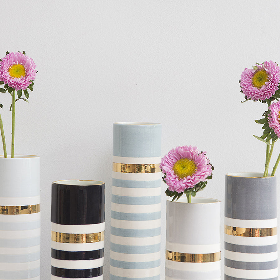 Lucky Stripe #9 Skinny Vase