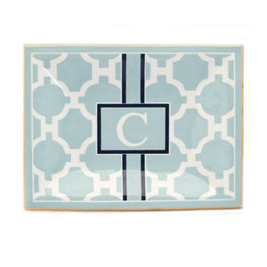 Monogram Olive Tray
